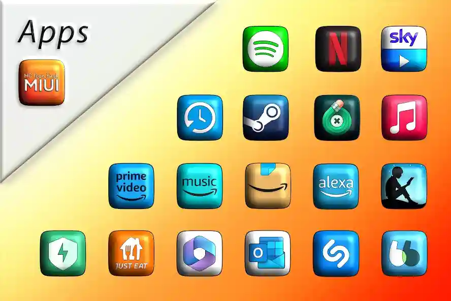 MIUI 3D - Icon Pack